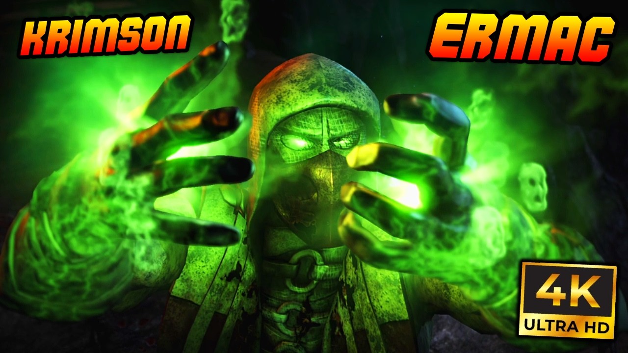 Krimson Ermac Mystic In Mortal Kombat X Gameplay