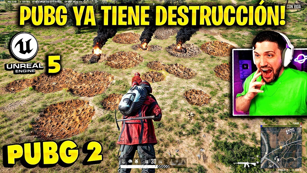 WOW! PUBG 2 ESTA MAS CERCA con ESTA DESTRUCCIÓN DE MAPAS! - TESTEO en GAMEPLAY!