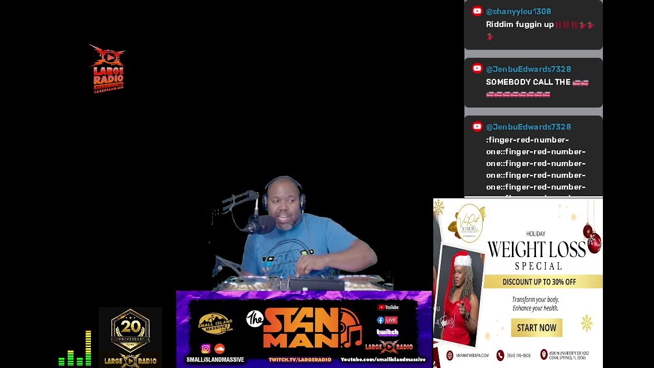 Jan 31 - StanMan & SoSo Live on LargeRadio.com - Soca Saturdays