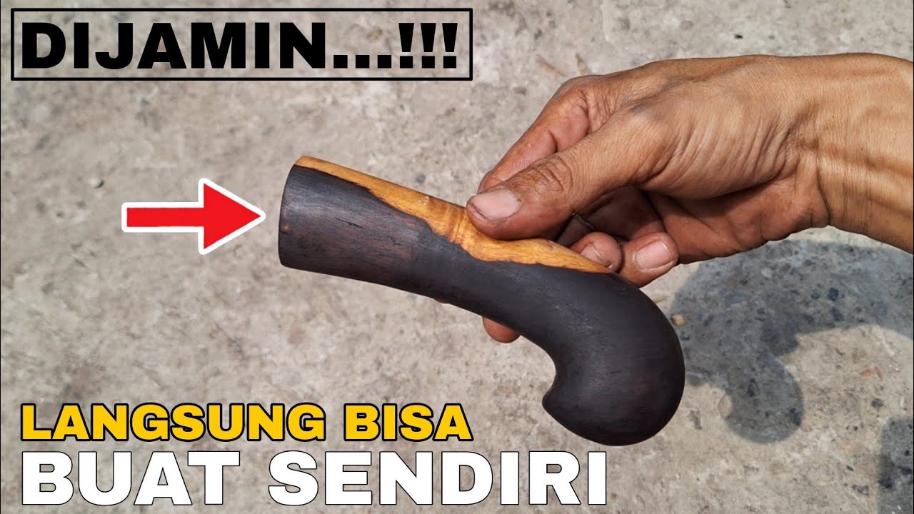 produksi membuat gagang golok dari kayu buat menambah penghasilan. @bangsyam22