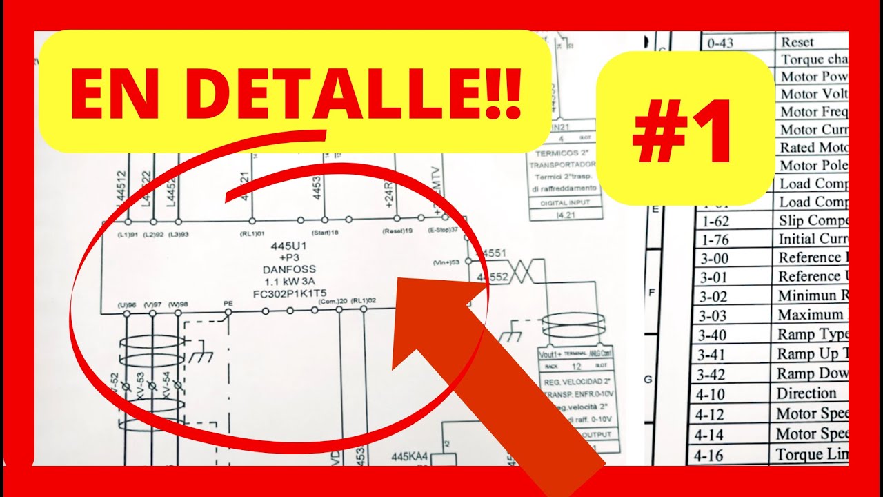✏️ANALIZA un ESQUEMA REAL de un  VDF DANFOSS #1  | @Teslamatic​