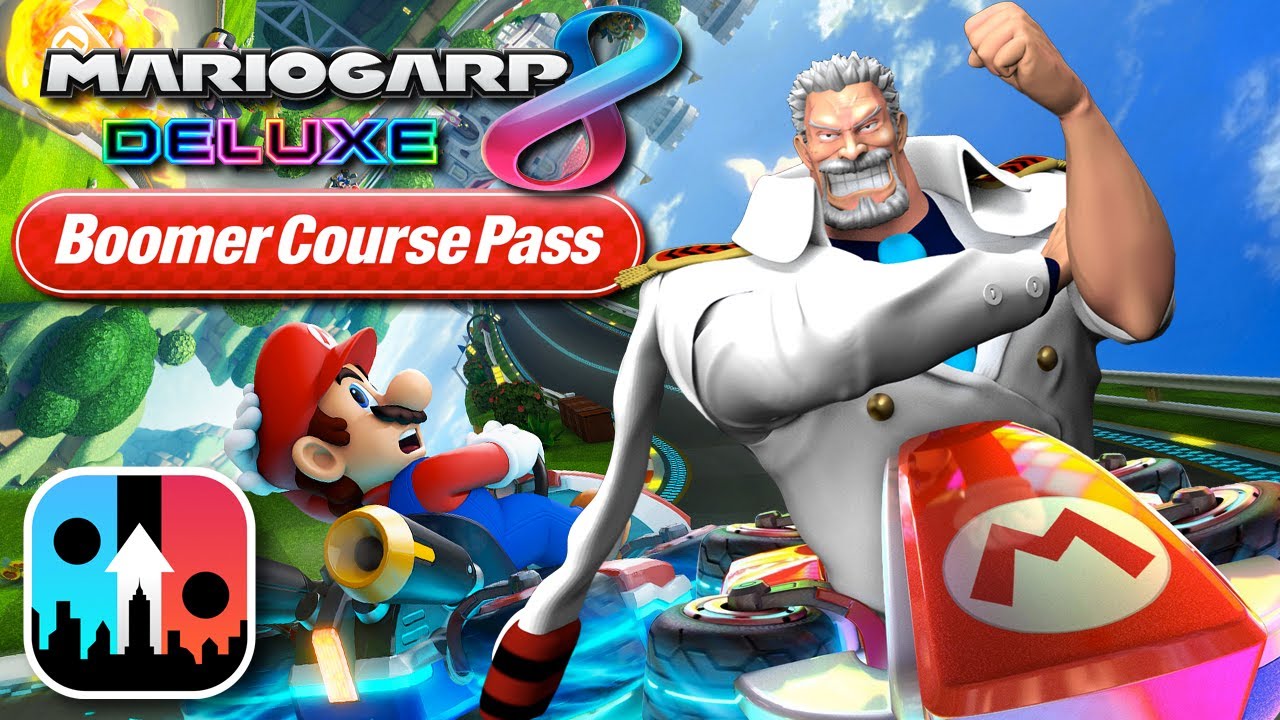 US PRESIDENTS play NEW Mario Kart 8 Courses | Booster Course Pass