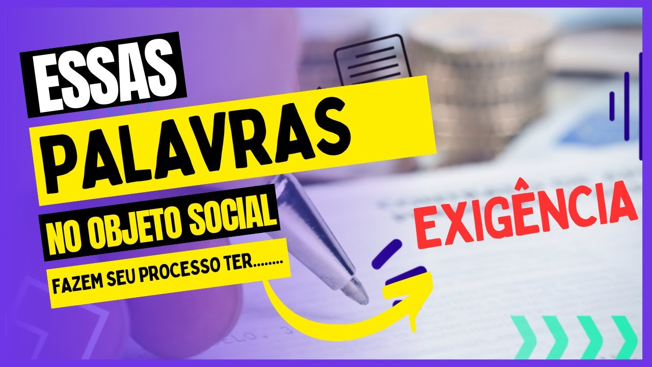 A forma correta para descrever seu objeto social sem exigência
