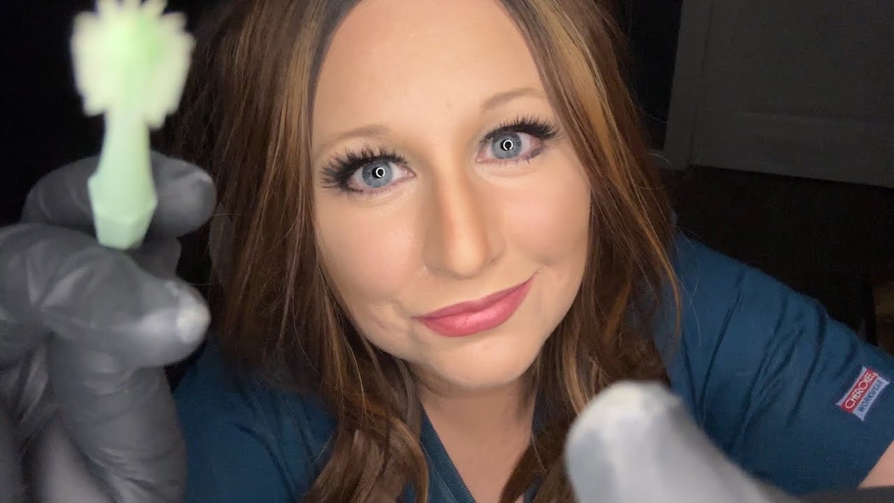 ASMR Cranial Nerve Exam Roleplay | Gloves | Pen Light | Personal Attention