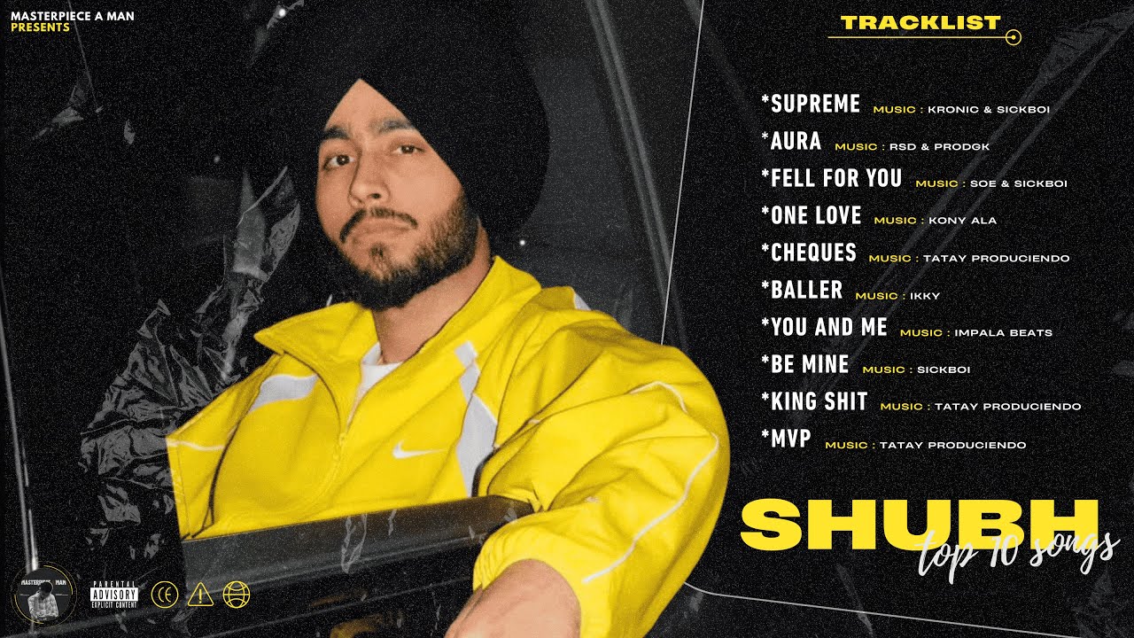 SHUBH Top 10 Songs | Punjabi Playlist 2025 | Best Of SHUBH | 
