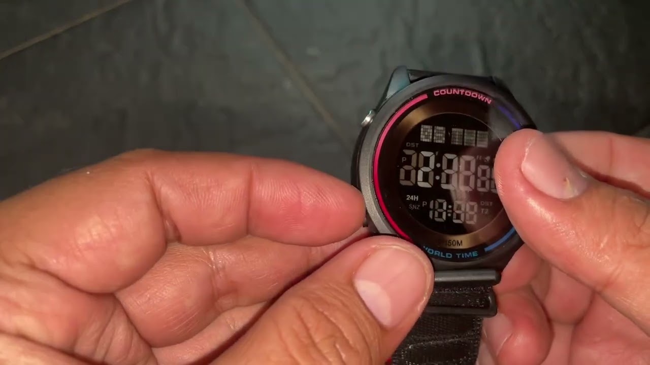 Tutorial setting jam tangan SKMEI 2412.