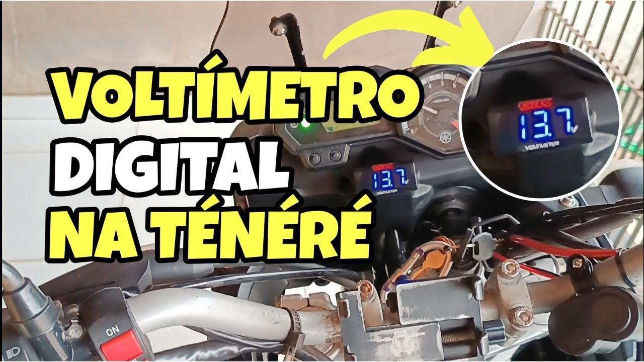 INSTALANDO VOLTÍMETRO DIGITAL NA TÉNÉRÉ 250