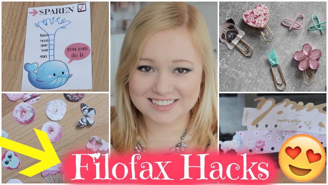 10 FILOFAX PLANNER DIY´S & HACKS - STICKER, PAPER CLIPS, TODAY MARKER, AUFBEWAHRUNG