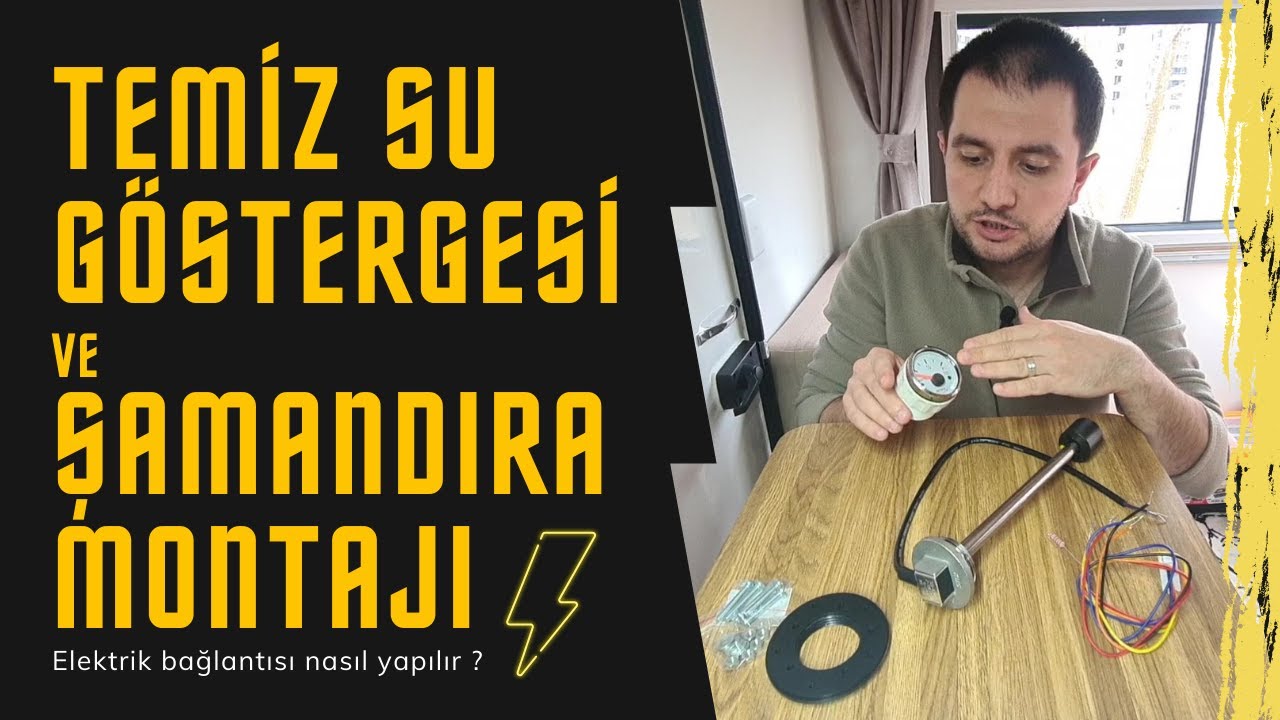 Temiz su göstergesi ve şamandıra montajı detaylı anlatımı | 12v elektrik bağlantısı nasıl yapılır?