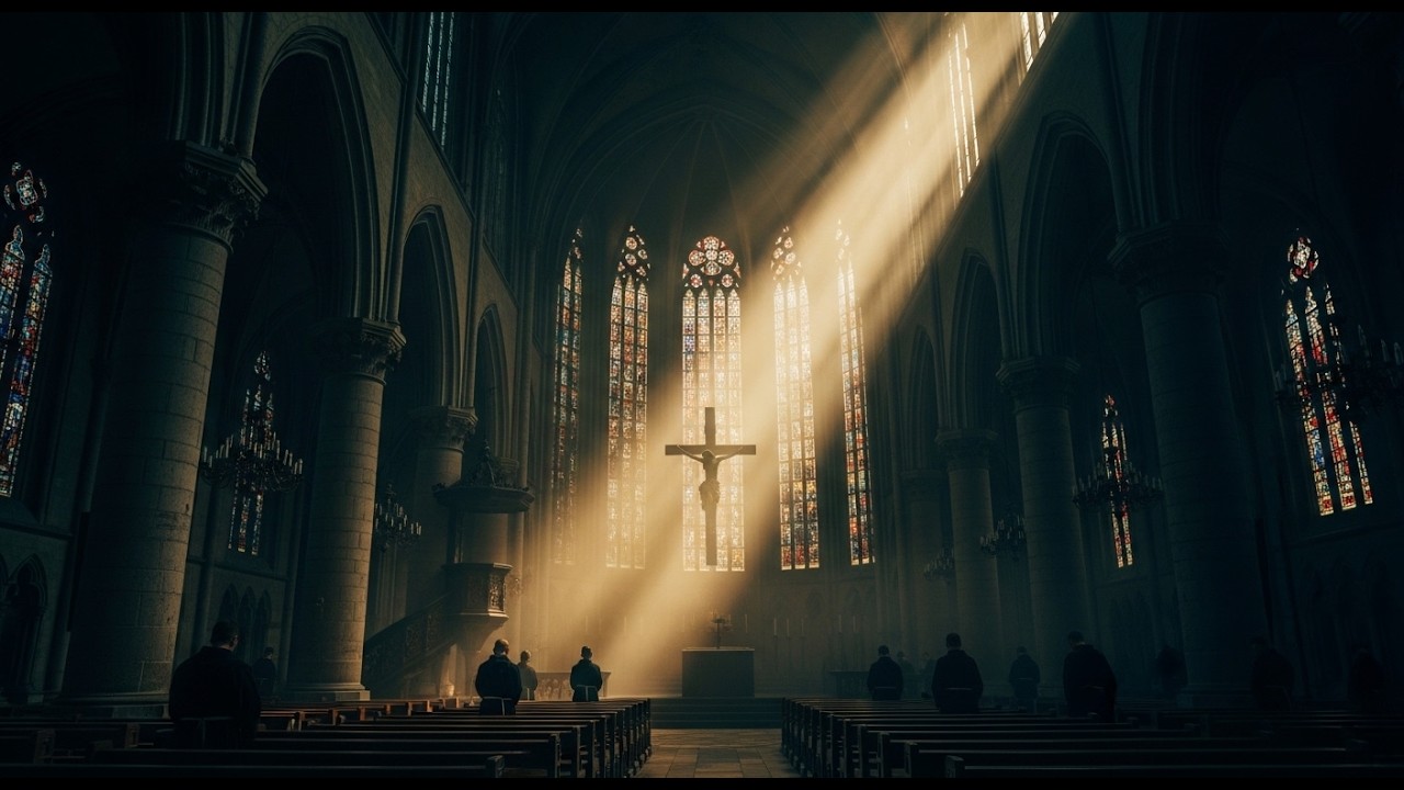 Chorał Gregoriański — Światło w Ciemności ✝️ J 8,12 „Ja jestem światłością świata…” (432Hz)