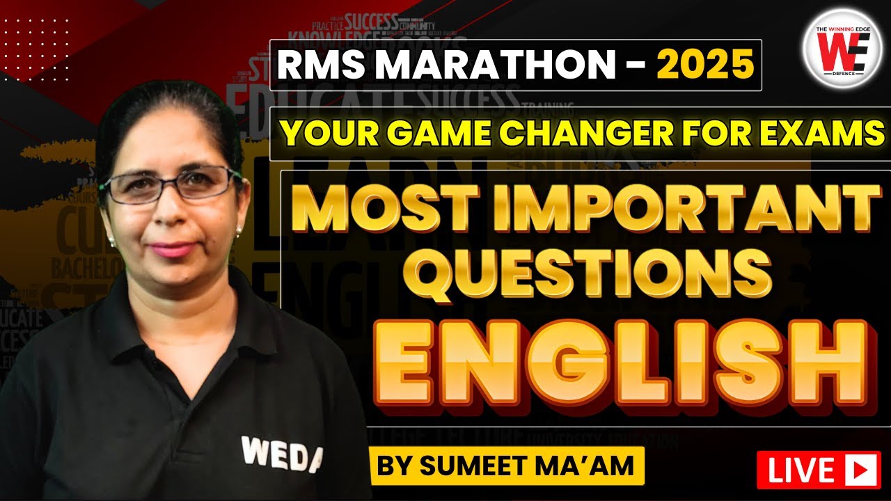 MOST IMPORTANT ENGLISH QUESTIONS | Sainik School | RMS | RIMC | Entrance Exam Preparation