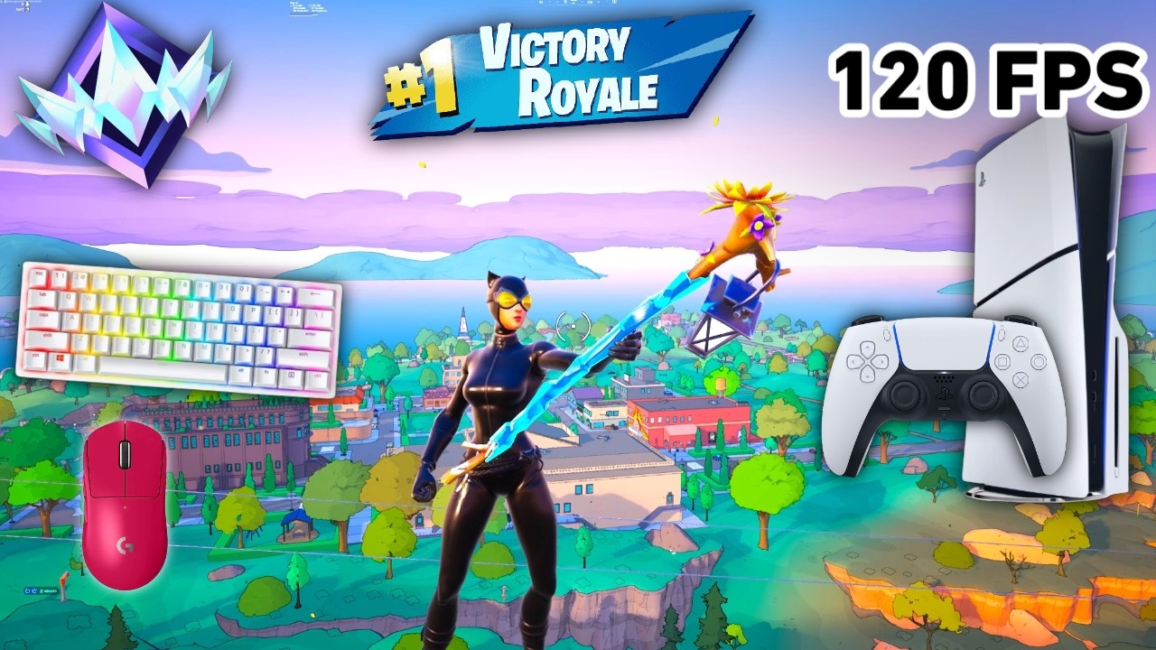 Fortnite Unreal Ranked Reload On PS5 Slim | Keyboard & Mouse Gameplay | 120 FPS | 4K