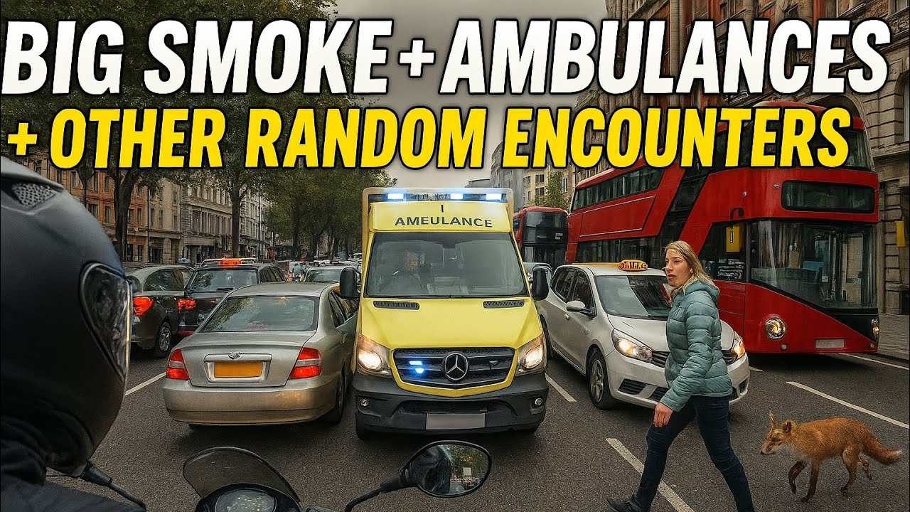 London innit , The Big Smoke and random encounters on a motorcycle 