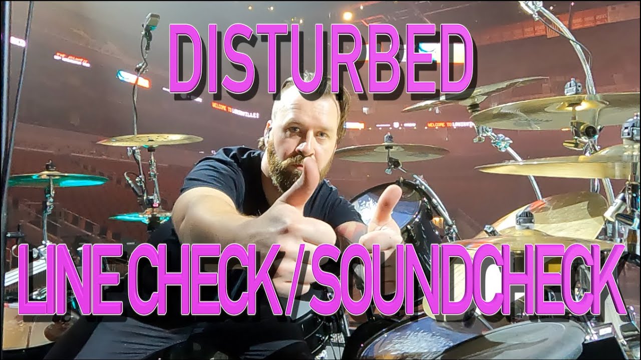 Disturbed - Line check and Sound check - 2025 - Drums