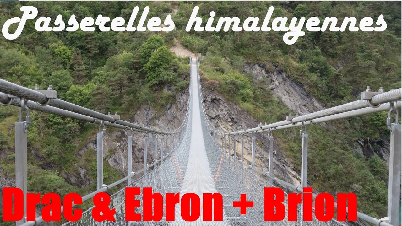 Passerelles himalayennes Drac & Ebron. Pont de Brion #isere #rhonealpes #toutelafrance #passerelle