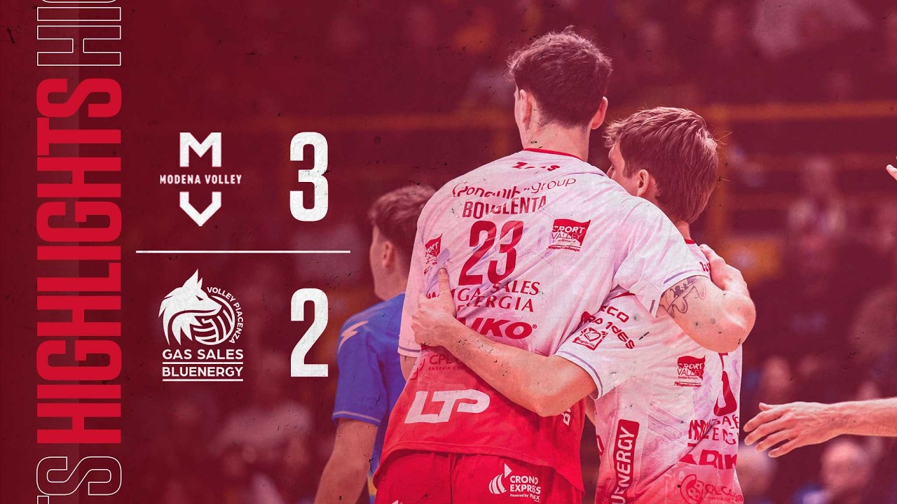 📹 HIGHLIGHTS Gara 1 | Valsa Group Modena 3-2 Gas Sales Bluenergy Volley Piacenza