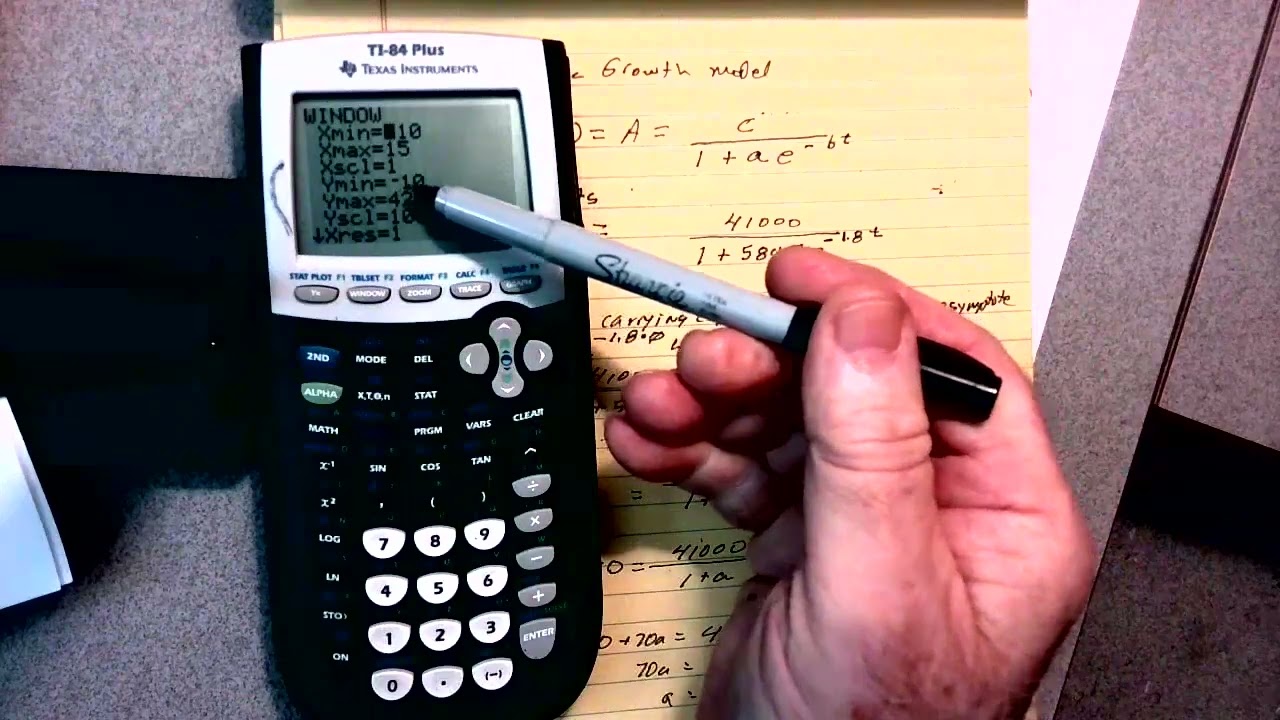YT 39 Precalculus problem 6 Exponential Functions
