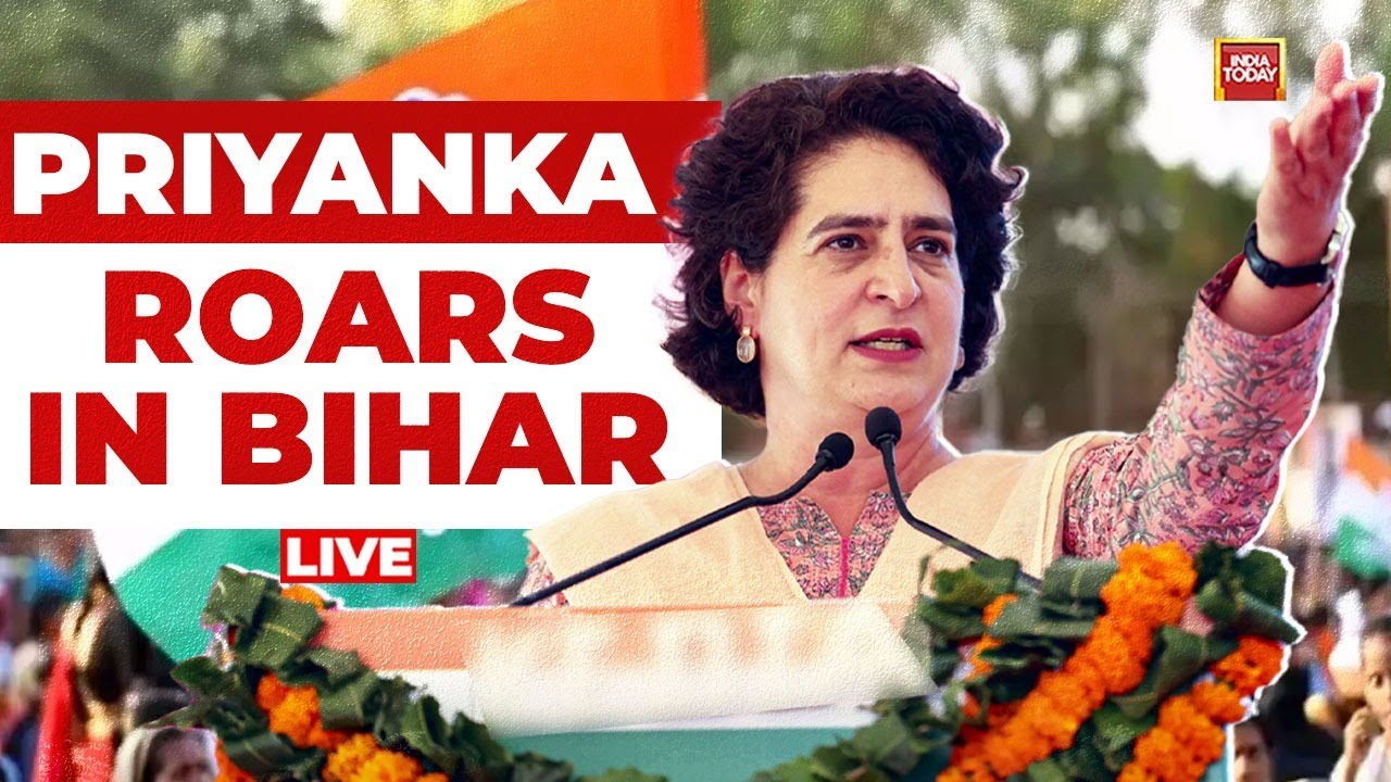 LIVE | Priyanka Gandhi in Govindganj: Congress Leader Addresses Public Rally | Bihar Elections 2025