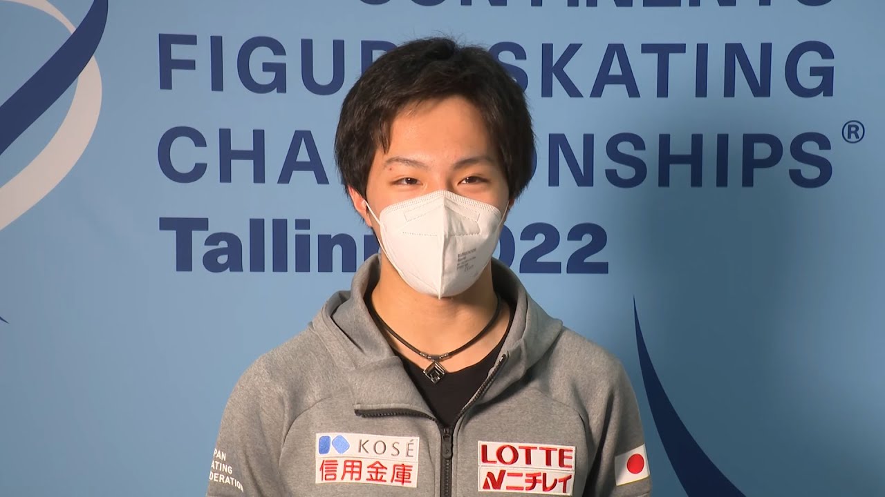三浦佳生【四大陸フィギュア２０２２】大会前日インタビュー