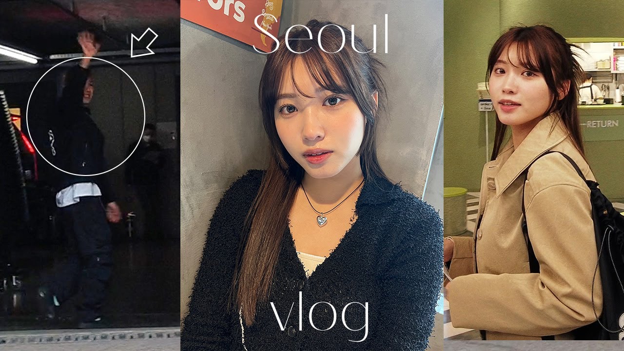 韓国Vlog７｜今アツイ🔥スポットが凄すぎたし、超有名韓国アイドルに偶然遭遇した奇跡の３泊4日🇰🇷♡ おすすめグルメ、カフェ ,ファッション💸｜明洞｜漢南洞｜弘大｜延南洞｜現代百貨店 hyundai