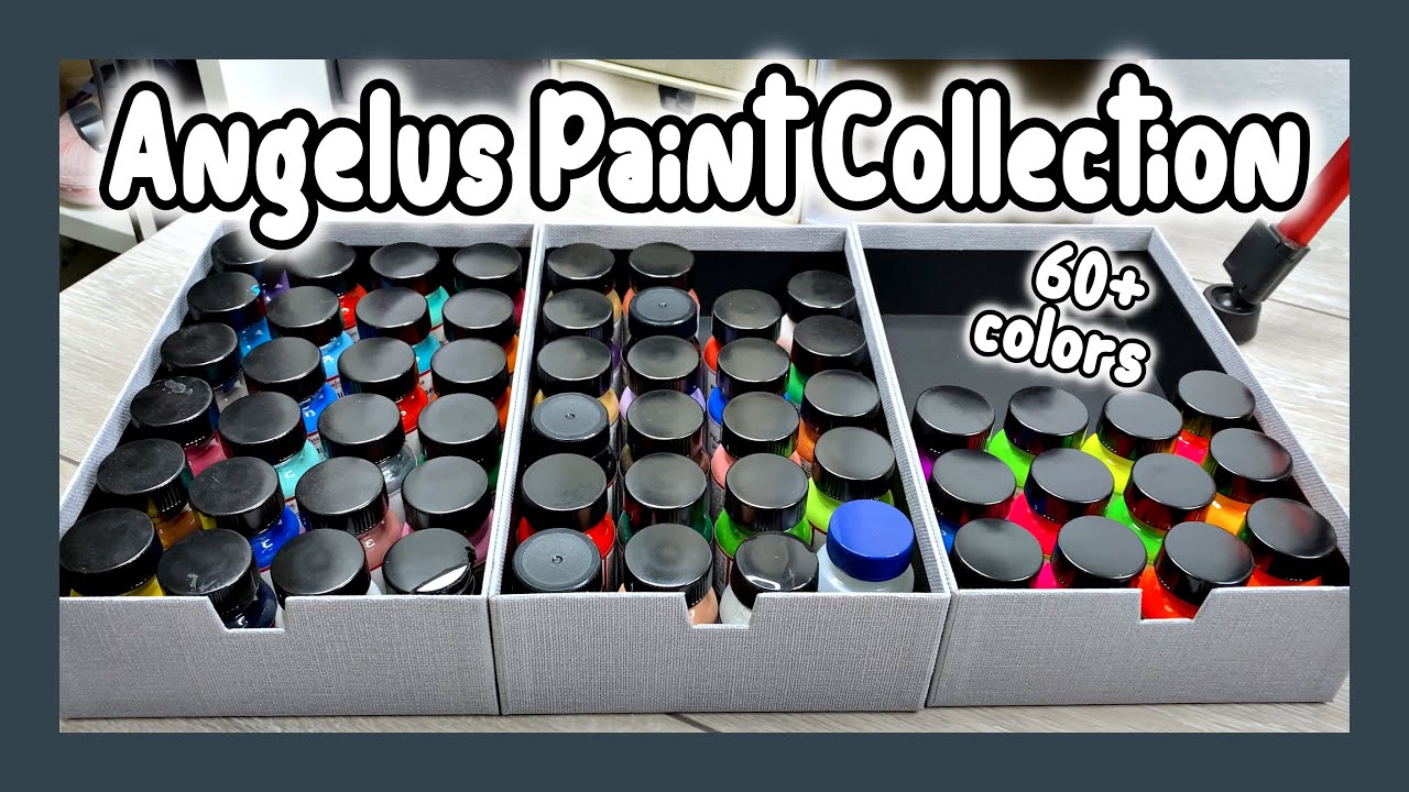 My Entire Angelus Paint Collection  ~ 60+ colors ~ fv sneakers life ~