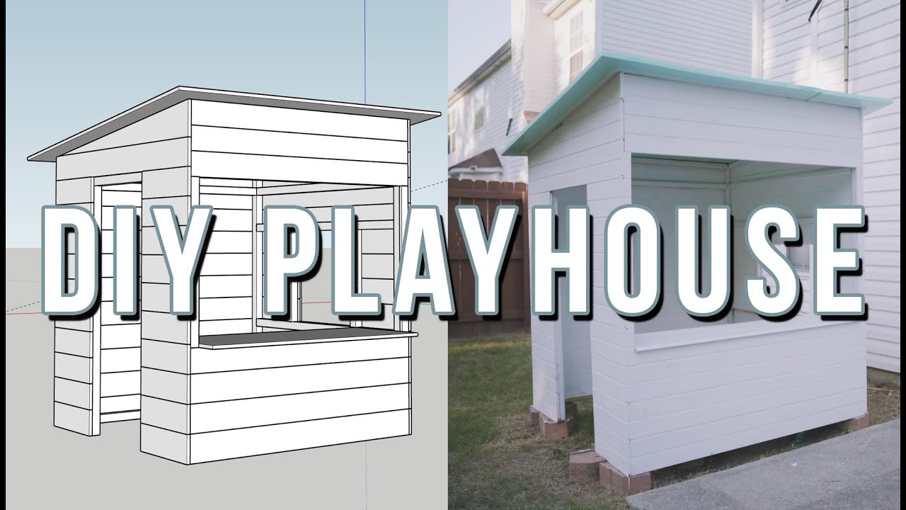 DIY Playhouse Timelapse | DIY Outdoor Kiosk build Time Lapse