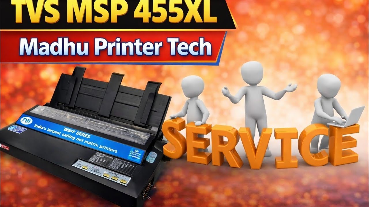 How to Service the TVS MSP 455 XL Classic Printer."