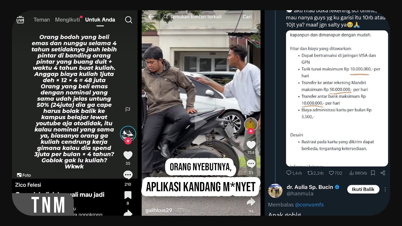 Prank Begal Tiktok, Ngehina Orang Kuliah dan Kebodohan Luar Biasa. Capek Maki-Maki Doang.