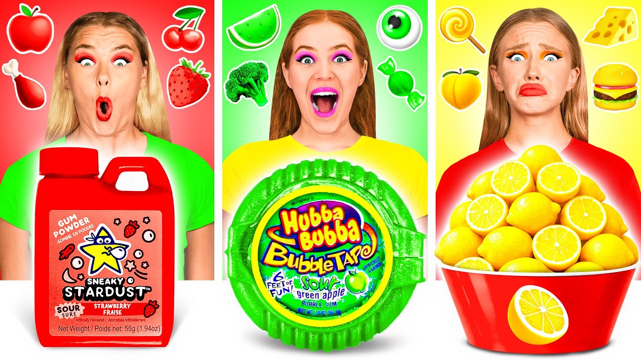 Food of The Same Colors Challenge | Awesome Kitchen Hacks by TeamTeen Challenge