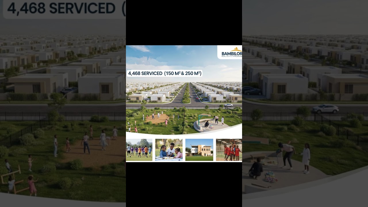 Programme Immobilier Bambilor : Lancement de la Livraison des Parcelles Viabilis&eacute;es.