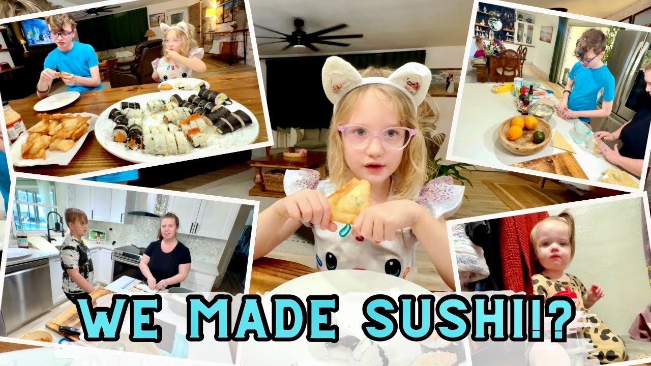 You Won’t Believe How Fun This Was! DIY Sushi night at Home