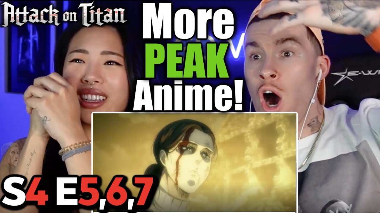F*CKING CRAZY 3 EPISODES 😰 | Attack on Titan Reaction S4 Ep 5, 6, 7