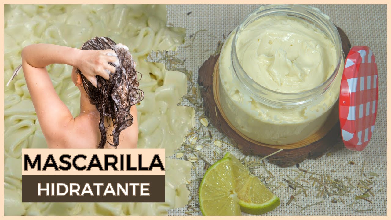 BOMBA de HIDRATACIÓN💣 Cómo hacer MASCARILLA CAPILAR HIDRATANTE✨👩