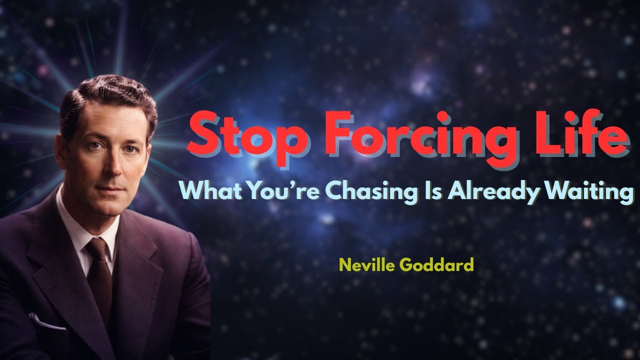Stop Forcing Life: What You’re Chasing Is Already Waiting | Neville Goddard Motivation