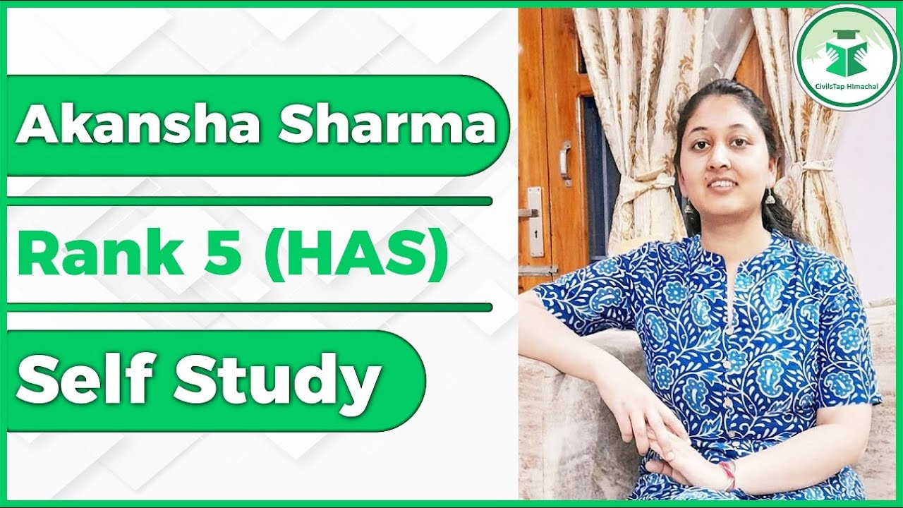 HPAS/HAS Topper | Akansha Sharma | Rank 5 | Self Study | Detailed Strategy | Mandi | Botany Optional