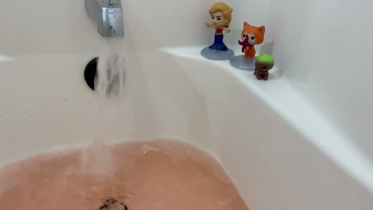 10 Hours Bathtub Filling Loop - Relaxing Running Water Sounds for Sleep 😴