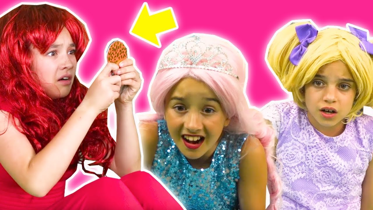 PRINCESS HAIR CRISIS 💇 Isabella's Haircut GOES WRONG! - Princesses In Real Life | Kiddyzuzaa