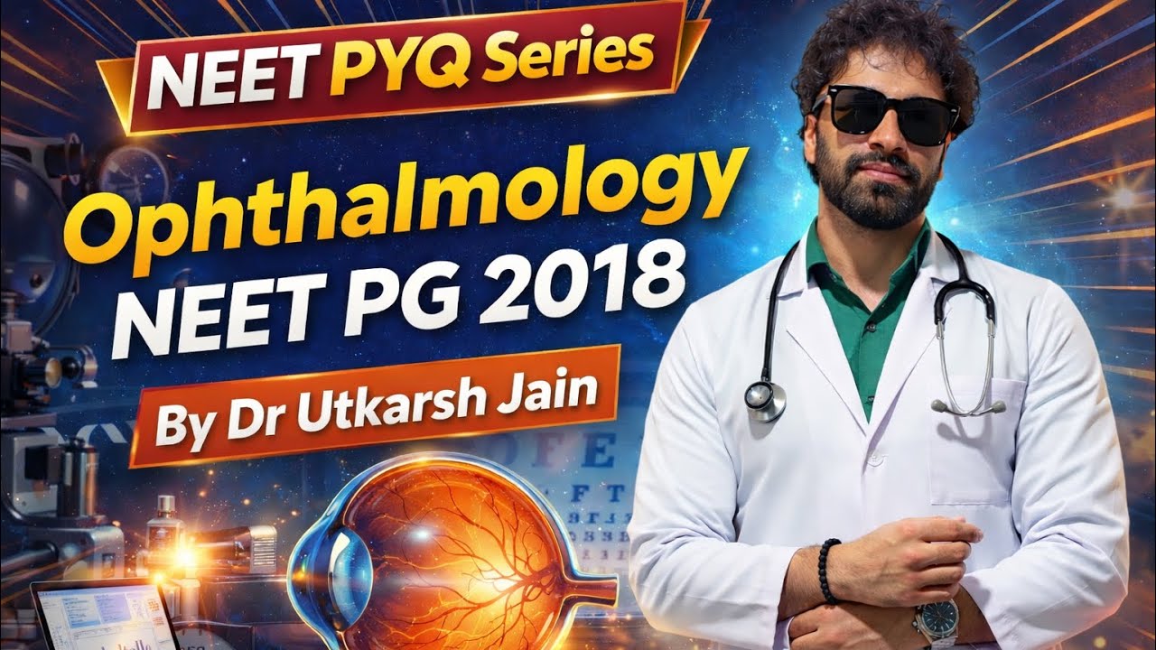 NEET PYQ Series | Ophthalmology NEET PG 2018 | High-Yield PYQs Explained