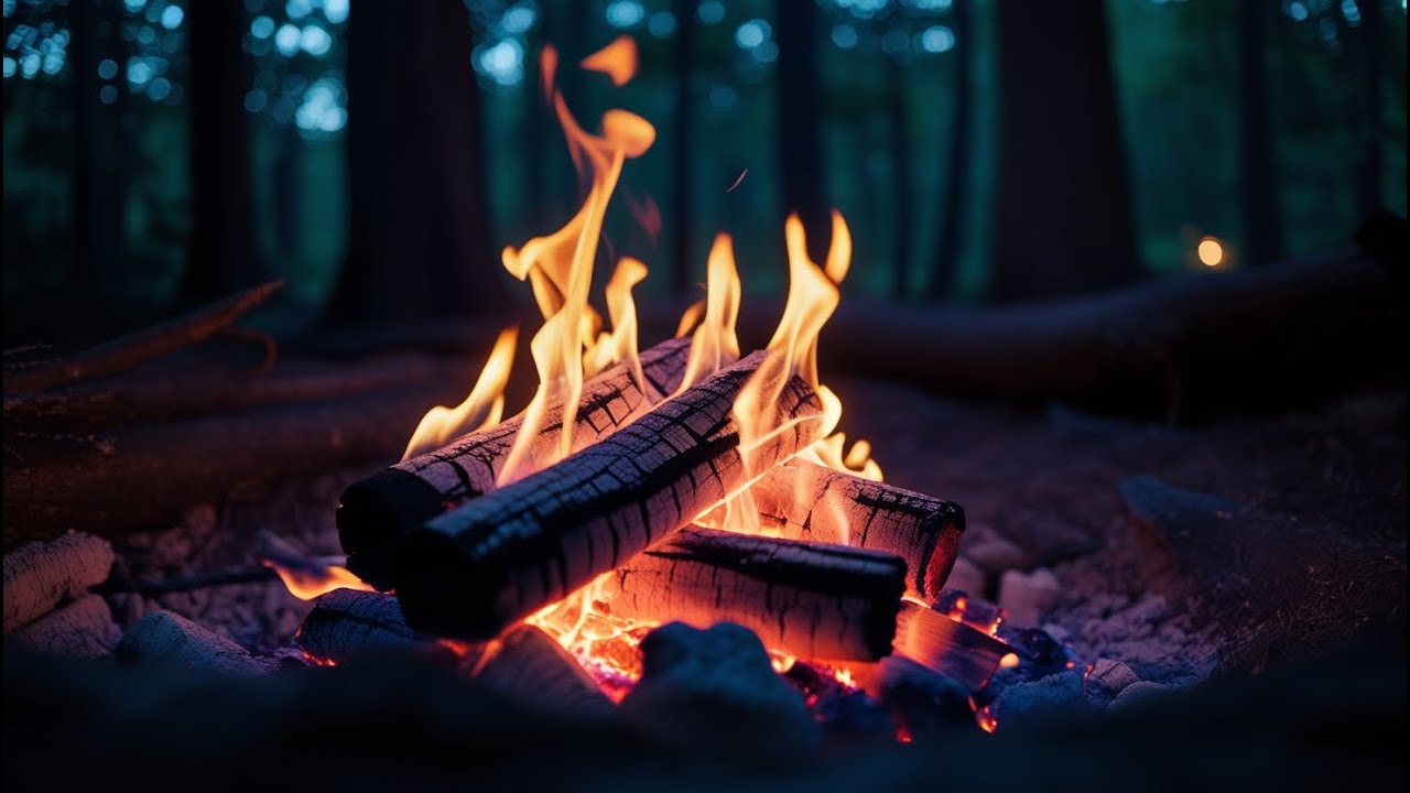 Fireplace Ambience – Soothing Night Sounds