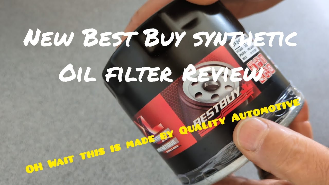 New Best Buy (Quality Automotive) synthetic oil filter Review 