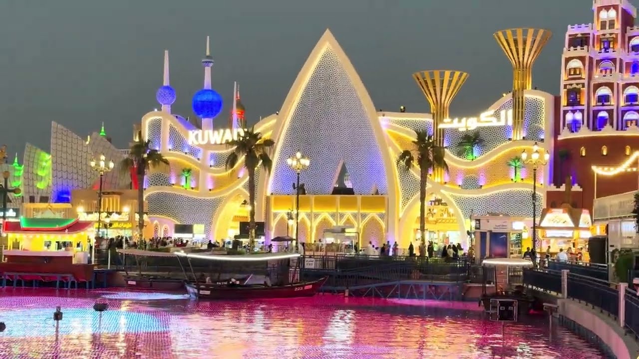 Global Village Dubai at Night | Culture, Food & Entertainment
