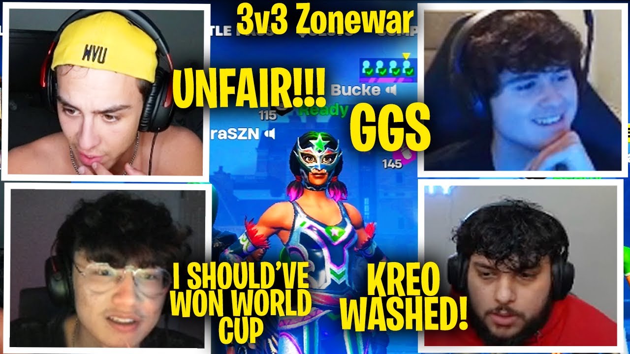 BuckeFPS TEAMS UP with *KREO* and EMBARRASSED BUGHA and RISE in a 3v3 ZONEWAR WAGER!
