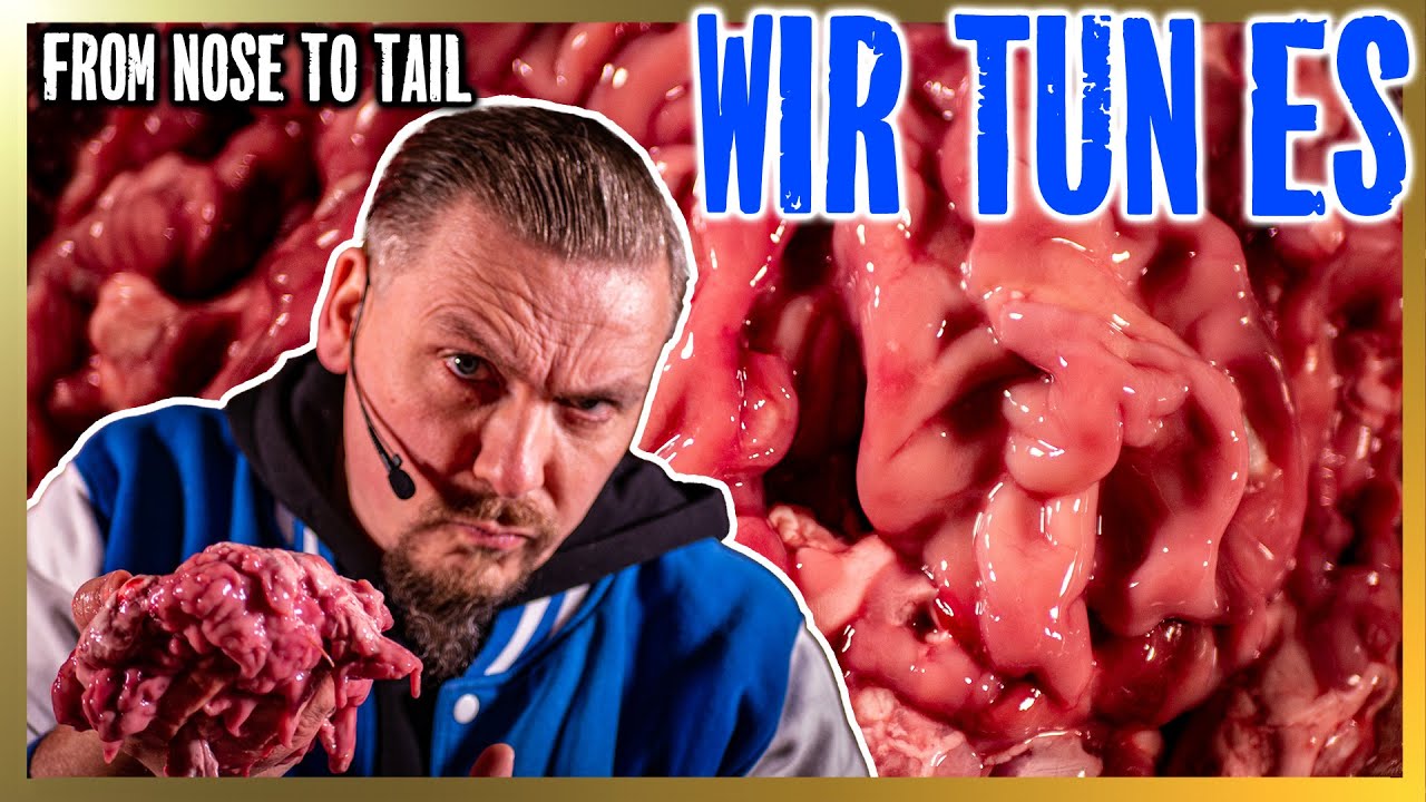 Wir ESSEN ein GEHIRN | Kalbshirn vom Grill | from Nose to Tail | Bregen mit Ei | MGBBQ