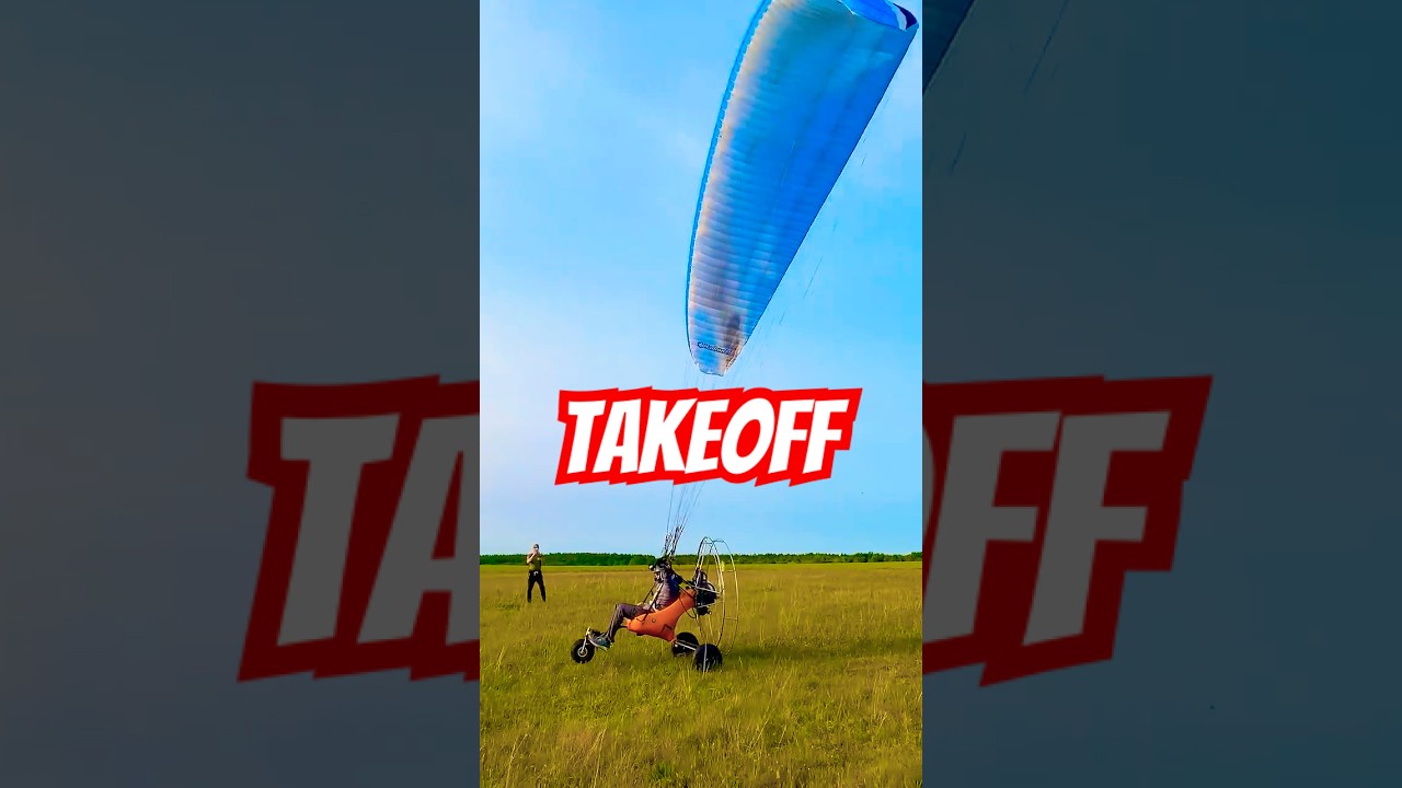How to TakeOff a Paramotor on Hadron3 (Easily Launch Trike)