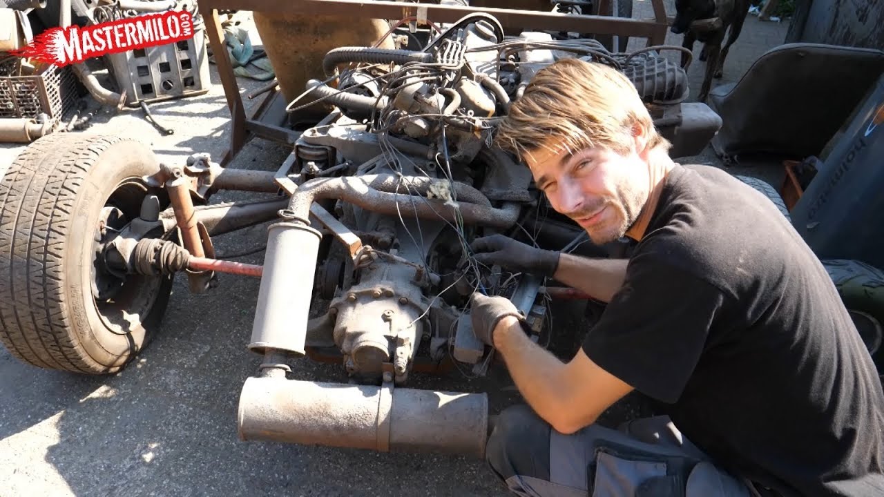 'Build a buggy in your backyard' part #1; engine & rear axle