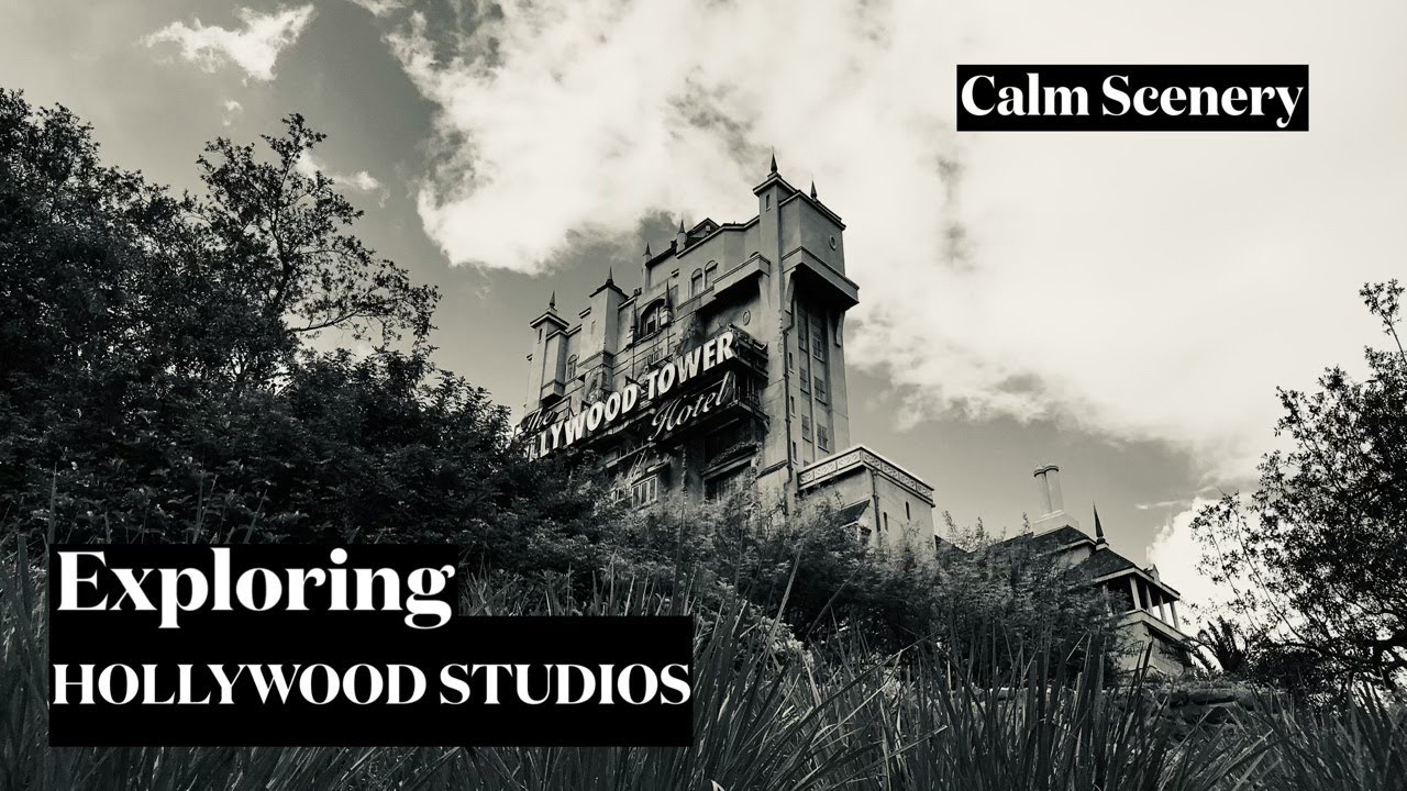 Exploring HOLLYWOOD STUDIOS' Scenery and Environment - Calm, Meditative Experience