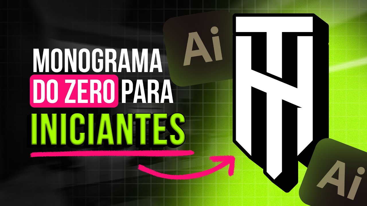 Como criar um MONOGRAMA no Illustrator (Passo a Passo para Iniciantes!)