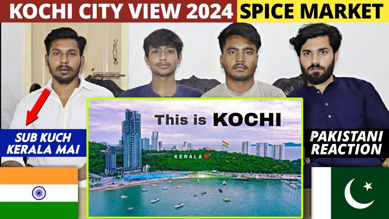 Kochi City View 2024 - Huge Spice Market - Pakistani Reaction - Shan Rajpoot