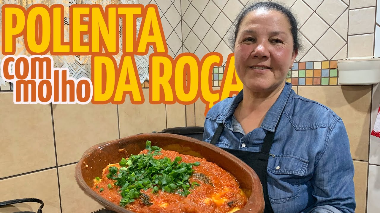 POLENTA com molho da ROÇA