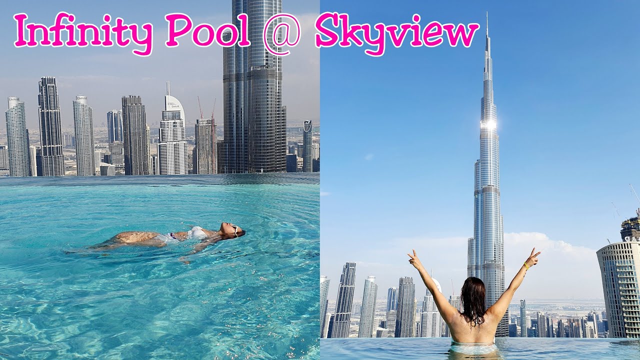 Address Skyview Stunning Infinity Pool | Hotel Hopping | Places to Visit in Dubai | Pia's Vlogs